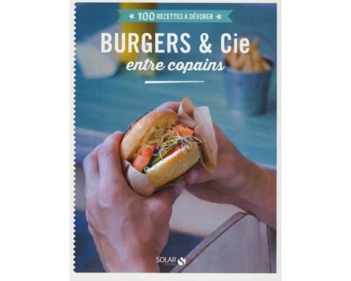Um livro de hambúrgueres e companhia com amigos