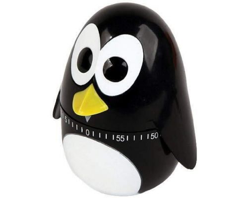 Un temporizador con forma de pingüino