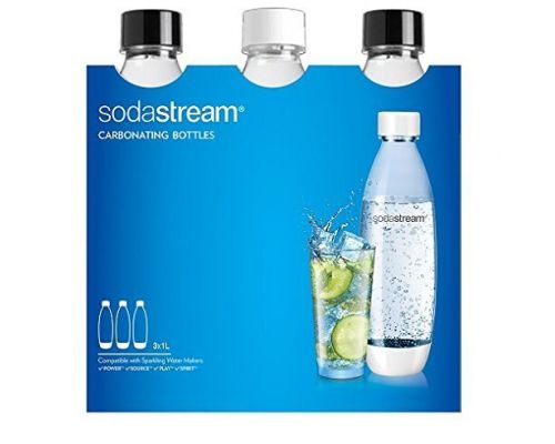 En pakke med 3 Sodastream sikringsflasker