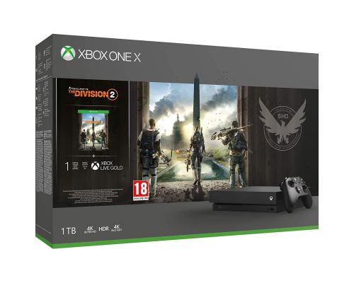 Een Tom Clancy&#39;s Xbox One X 1 To the Division 2-pack
