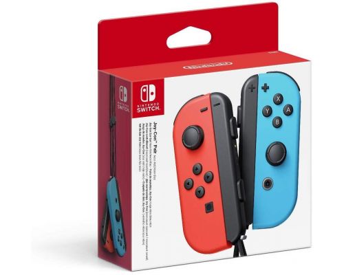 Un par de controladores Joy-Con de Nintendo Switch