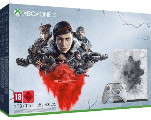 An Xbox One X Limited Edition - Gears 5 ultimate