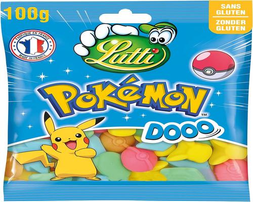 a Pack Of Lutti Pokémon Dooo Candy 100 G