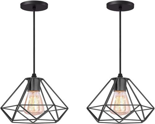 a Set of Hanging Lamps