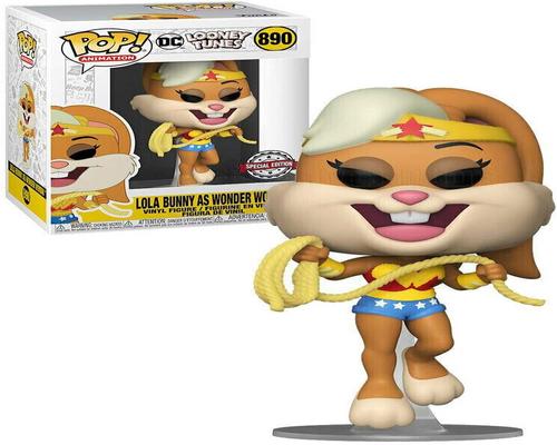 une Figurine Pop Funko Lola Bunny Wonder Woman