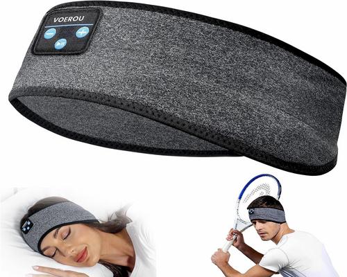 a headband with headphones