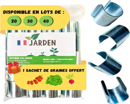 a set of garden greenhouse clips
