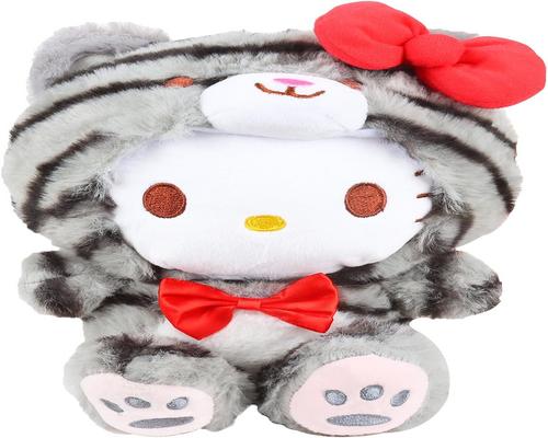 a Hello Kitty plush toy