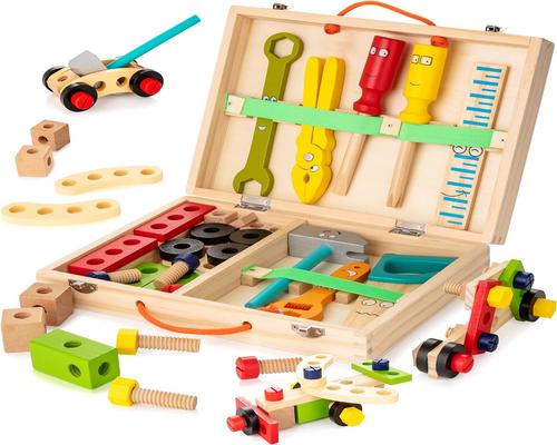 A Wooden Craft Workbench For Kids