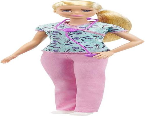 Barbie Child Toy Jobs Blonde Nurse