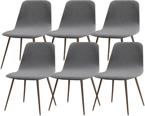 A Set of 6 Lydevo Stretch Scandinavian Chair Covers