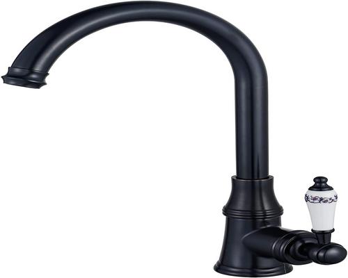a Yagjia Retro Black Kitchen Faucet