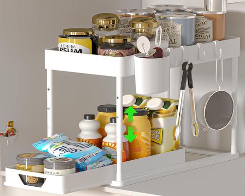 a Hi Ninger Under Kitchen Sink Organizer