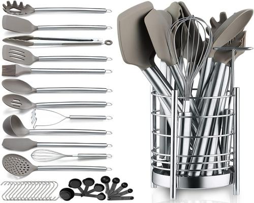 Berglander 38 Piece Silicone Kitchen Utensil Set