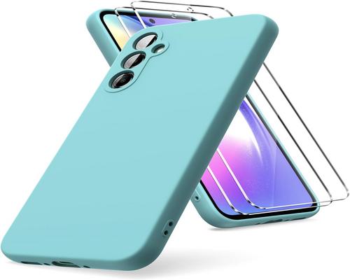 a set of case and film for Samsung Galaxy A54