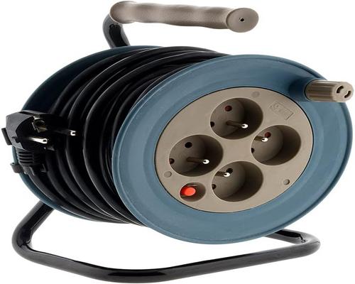 a 15M 3G1 Mm² Household Reel - Taupe - Zenitech