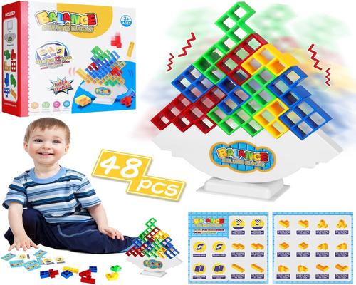 a Tetra Tower Bambebe Balancing Game