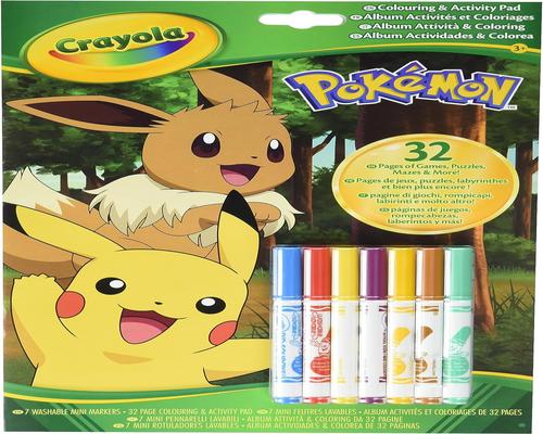 a Crayola Pokémon Coloring Book