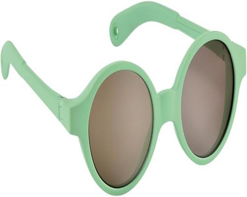 a pair of Béaba baby sunglasses (9-24 months) in neon green