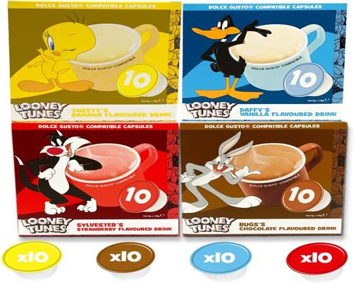 a Cafféluxe Flavored Milk Drink Compatible with Dolce Gusto