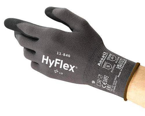 a pair of Ansell Hyflex 11-840 Professional Work Gloves