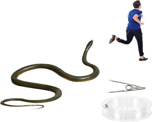 a 120 cm rubber snake toy