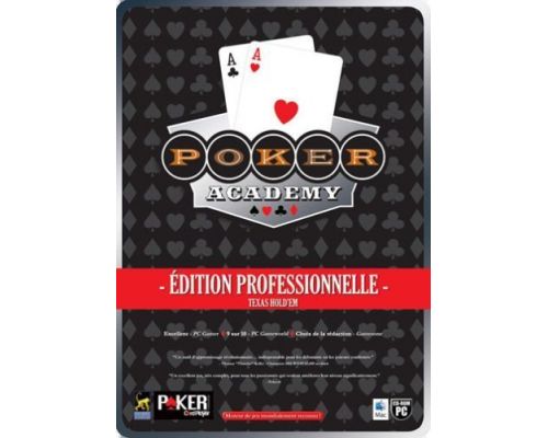 un Jeu PC Poker Academy Edition Professionelle Acier
