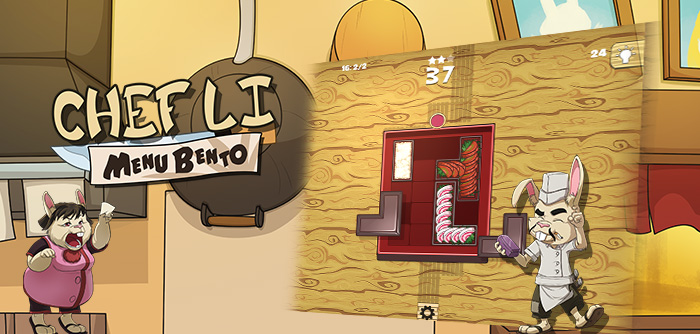 Assemblez les sushis de Chef Li pour créer un Bento parfait.